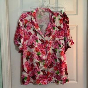 Victoria's Secret Butterfly Floral Shortie Pajamas